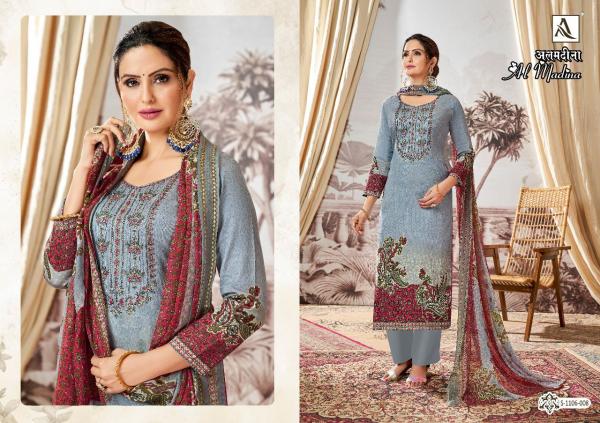 Alok Al Madina Jam Satin Designer Dress Material Collection